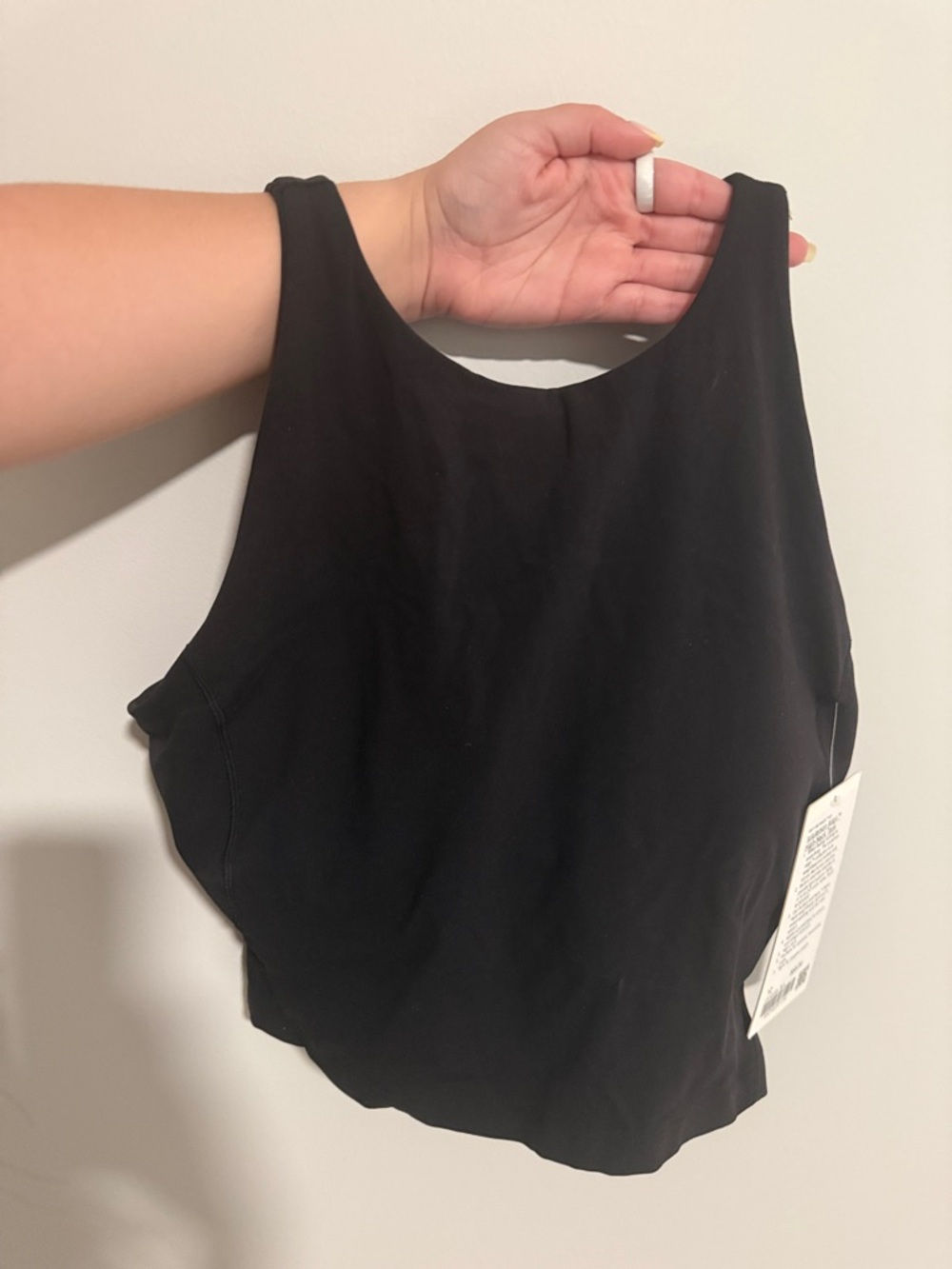 lululemon athletica Black Scoop-Back Tank Top